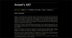 Desktop Screenshot of ameetart.com