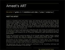 Tablet Screenshot of ameetart.com